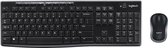Logitech MK270 - Wireless Keyboard and Mouse Combo - Keyboard and Mouse Included, 2.4GHz Dropout-Free Connection, Long Battery Life (Frustration-Free Packaging)