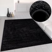 Vloerkleed Prime Shaggy - Zwart - Diameter 200 cm - 1800 gr/m²