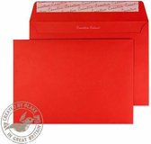 Envelop Rood stripsluiting A5 / C5 / 162x229mm -120-grams, pak à 25 stuks