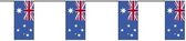 2 stuks papieren vlaggetjes slingers van vlaggen Australie