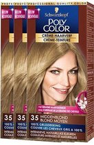 Schwarzkopf Poly Color Haarverf Creme - 35 Middenblond