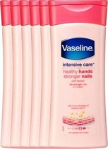 Vaseline Healthy Hands & Stronger Nails - 6 x 200 ml - Handcrème - Voordeelverpakking