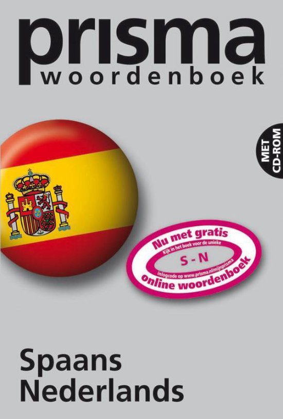 Cover van het boek 'Prisma woordenboek Spaans-Nederlands + CD-ROM'