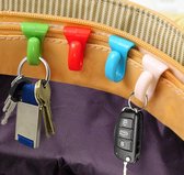 SlimKy Sleutel Clips - Nooit meer uw sleutels kwijt in uw tas - Sleutelhouder - 3 Kleuren - Mix kleur