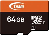 Team Group micro-SDXC, 64GB 64GB MicroSDXC flashgeheugen