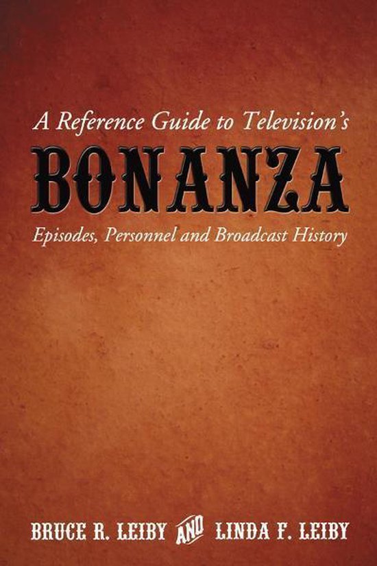 A Reference Guide to Television's Bonanza - cover