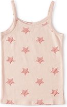 Little Label - top - light pink star - maat: 92 - bio-katoen