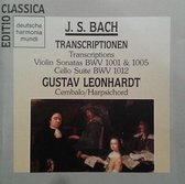 J.S. Bach: Transcriptions / Violin sonatas BWV 1001 & 1005 / Cello suite BWV 1012