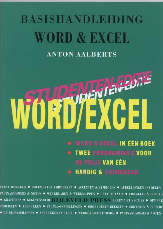 Basishandleiding Word & Excel / Studenten Editie - cover
