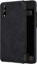 Nillkin Zwart Qin Leather Case Huawei P20