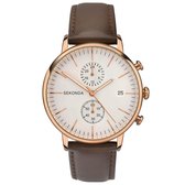 Sekonda Herenhorloge SEK.1381 Lederen band Rose goud