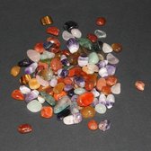 Kleine edelstenen - Trommelstenen - Knuffelstenen - Mix van 250 gram - Assorti