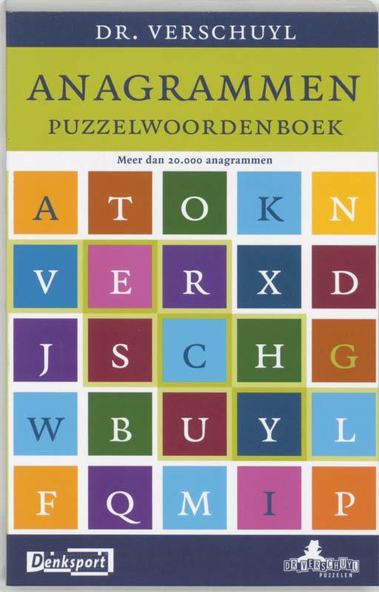 kever succes reinigen Anagrammen Puzzelwoordenboek, ... Verschuyl | 9789021580319 | Boeken |  bol.com
