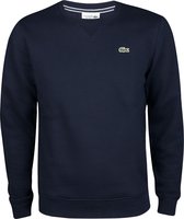 Lacoste Men's Sport Crewneck Fleece Tennis Sweatshirt Heren Sporttrui - Maat L  - Mannen - blauw Maat M/L