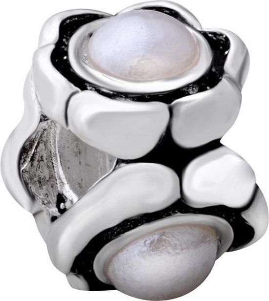 Longluck Bedels, 925-sterlingzilver, voor armbanden en halskettingen, kralen, goud, gerbera, glinsterend, Sterling zilver, Zirkonia