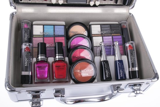 Valise complète de maquillage Cosmétique avec contenu de maquillage - Valise  de... | bol.com