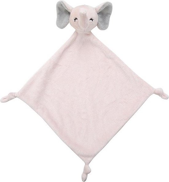 kleding studie Verder Roze olifant tuttel/knuffeldoekje 40 cm - Olifanten dieren knuffels - Baby  geboorte... | bol.com
