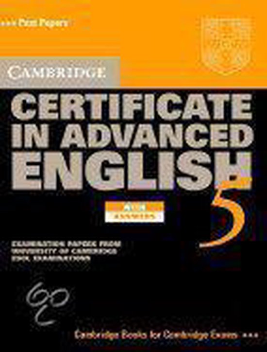 Cambridge Certificate In Advanced English 5 Student's Book With Answers