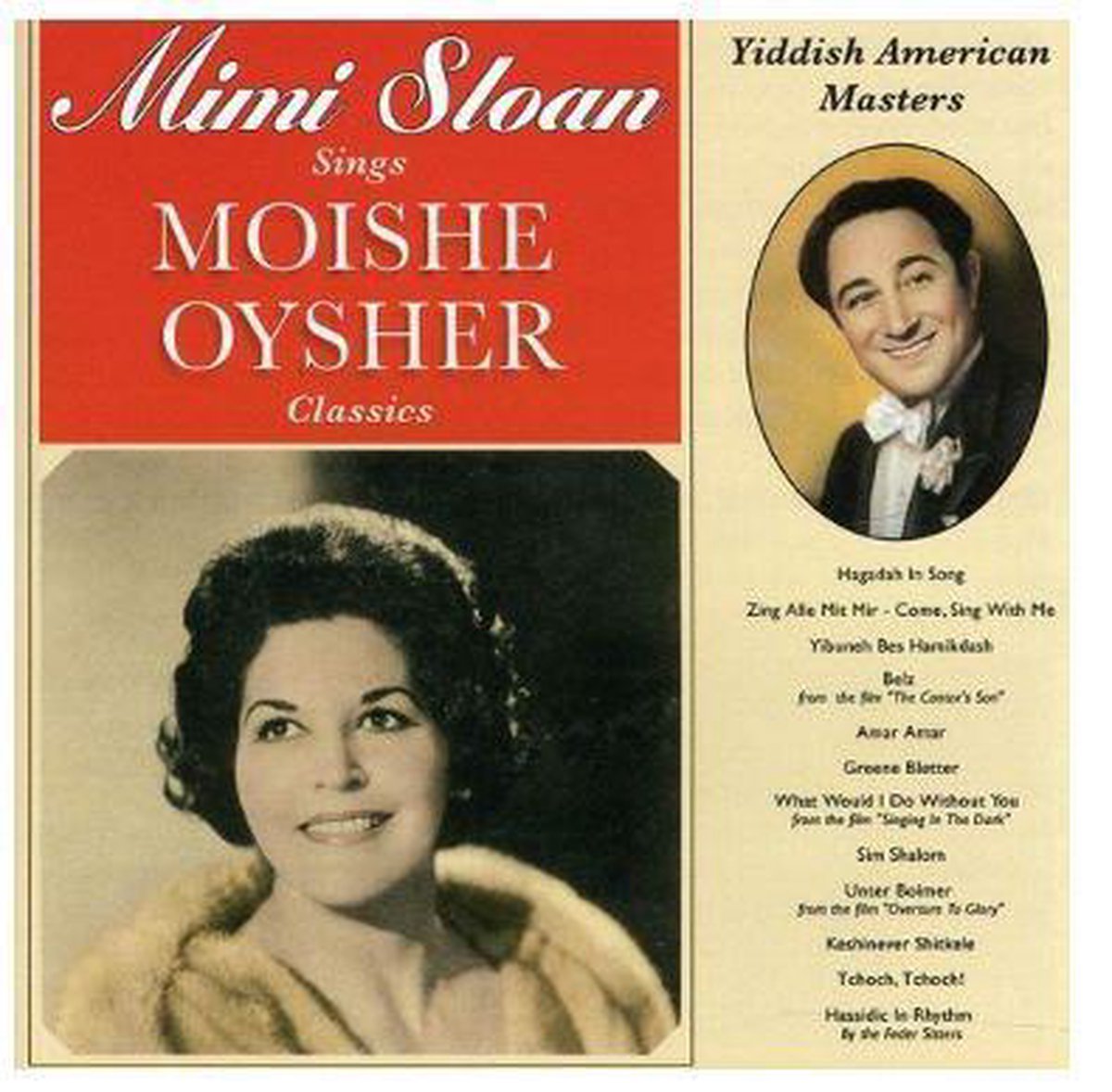 Afbeelding van product Music&Words  Sings Moishe Oysher  - Mimi Sloan