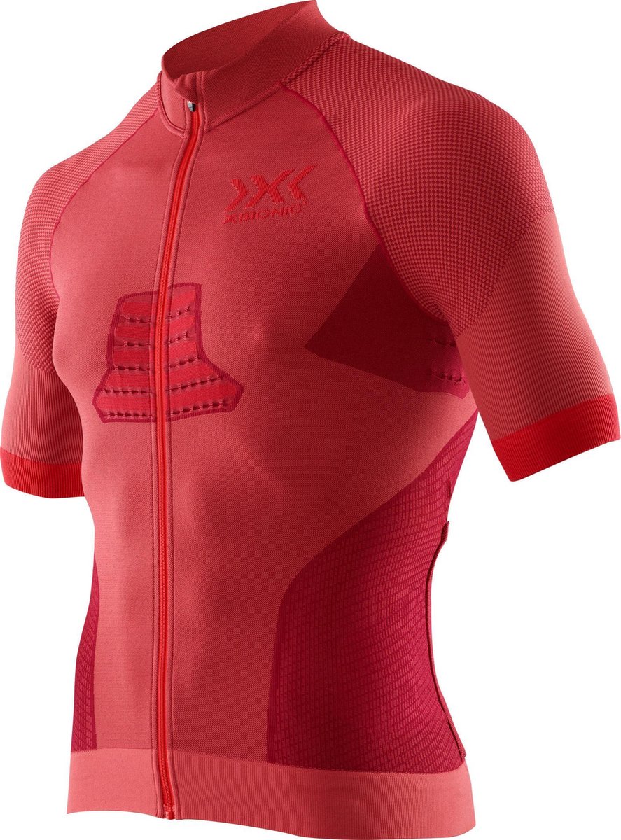X-Bionic Race EVO Fietsshirt korte mouwen Heren rood Maat S