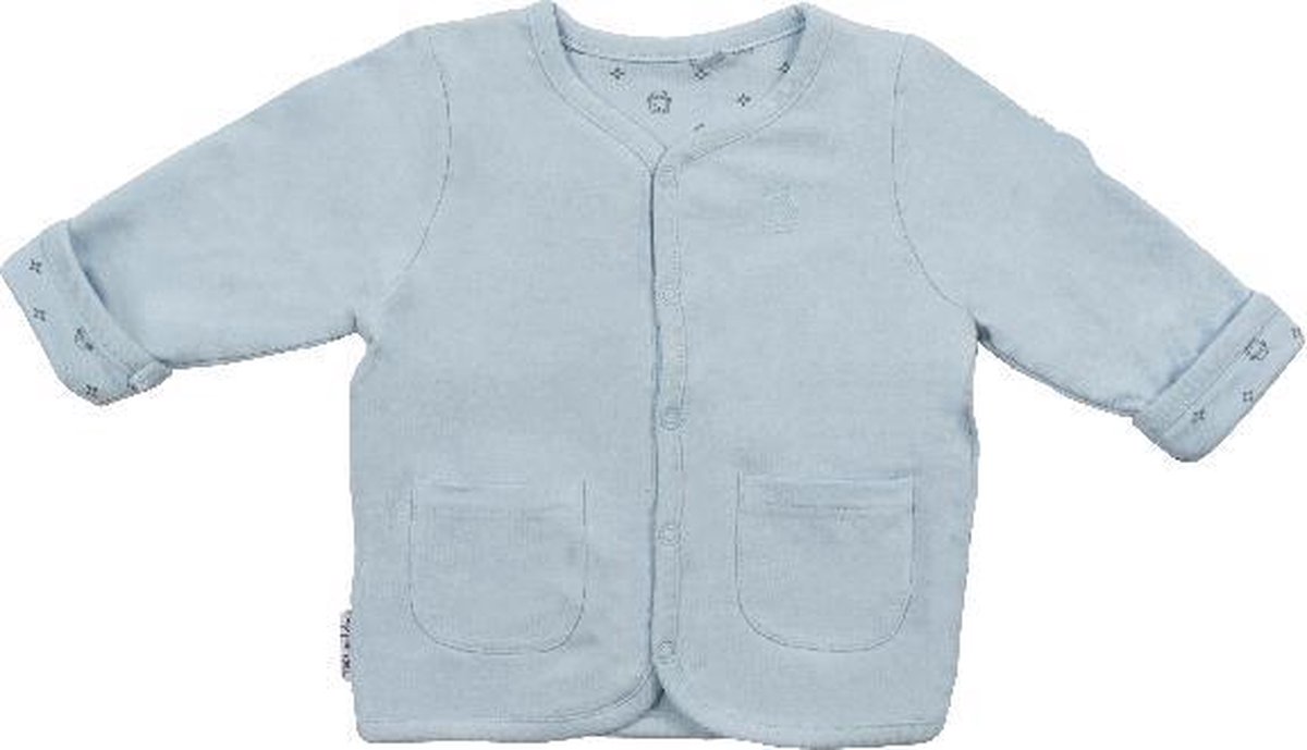 Omkeerbaar jasje blauw - Frogs & Dogs - maat 62