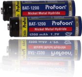 Profoon BAT-1200 Nikkel-Metaalhydride (NiMH) 2100mAh 1.2V oplaadbare batterij/accu