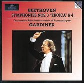 Beethoven: Symphonies no 3 & 4 / Gardiner, ORR