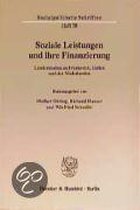 Soziale Leistungen Und Ihre Finanzierung