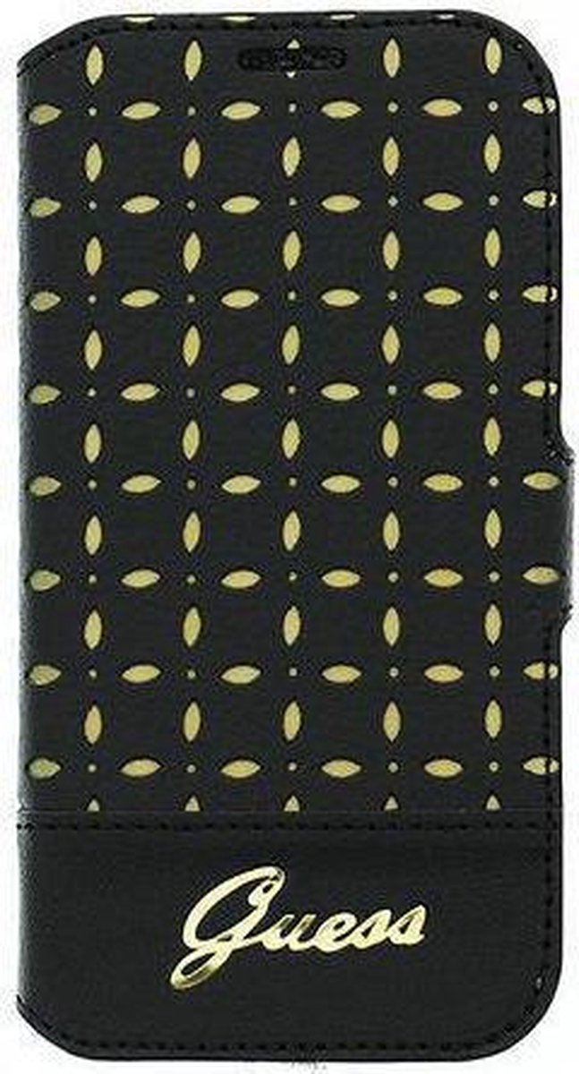 Guess Gianina Samsung Galaxy S4 mini Leather Book Case Black