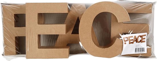 Mot de décoration, dim.17,5 cm, épaisseur 5,5 cm, 1 jeu