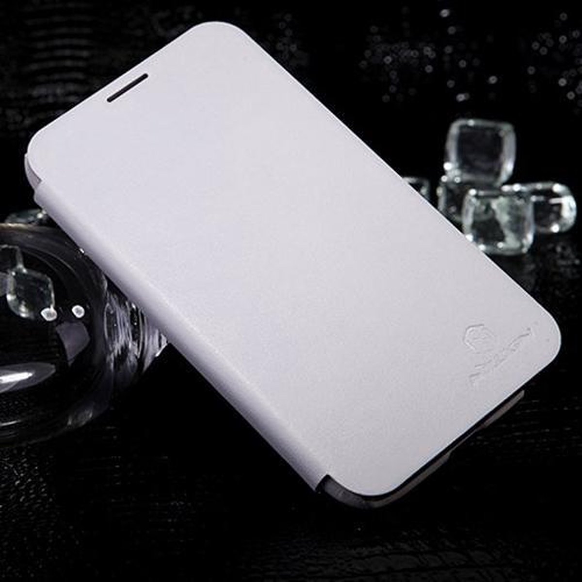 Nillkin Leather Flip Case voor Samsung Galaxy Note 2 N7100 Wit