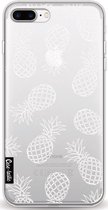 Casetastic Softcover Apple iPhone 7 Plus / 8 Plus - Pineapples Outline