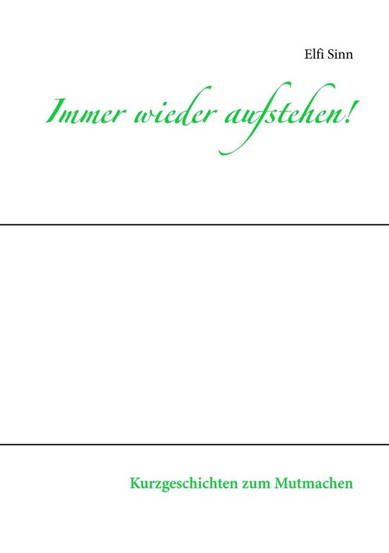 Immer wieder aufstehen! - cover