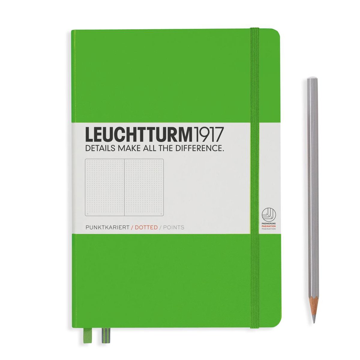Leuchtturm1917 Notitieboek Fresh Green- Medium – Puntjes