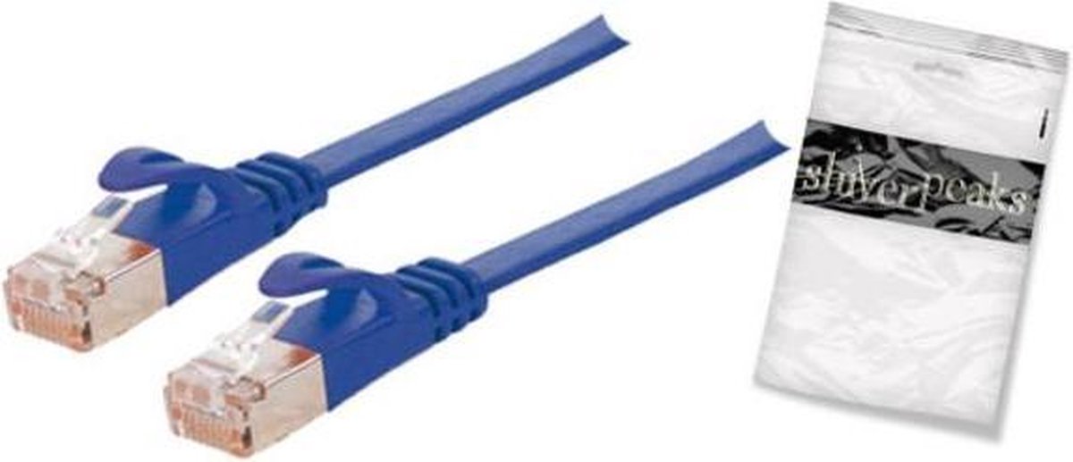shiverpeaks U/FTP, Cat.7, slim, 2.0m netwerkkabel Blauw 2 m Cat7 U/FTP (STP)