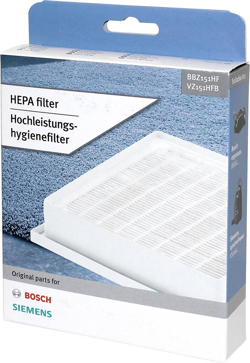 BOSCH SIEMENS B/s Hepafilter Bbz151hf 578732