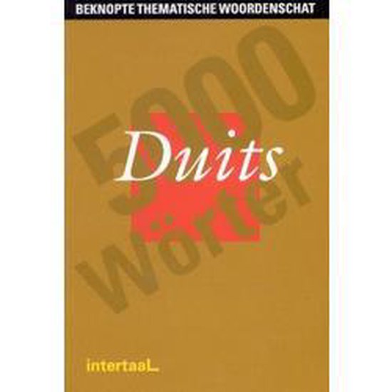 Cover van het boek 'Beknopte thematische woordenschat Duits'