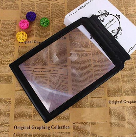 A4 Vergrootglas voor Slechtzienden