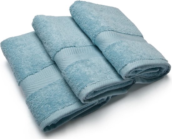 Casilin Royal Touch - Handdoek 3 stuks - Ice Blue - 50 x 100 cm