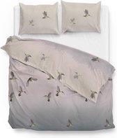 ZoHome Sienna Dekbedovertrek - Eenpersoons - 140x200/220 cm - Lilac