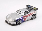 Disney Cars auto zilver Jeff Gorvette - Mattel