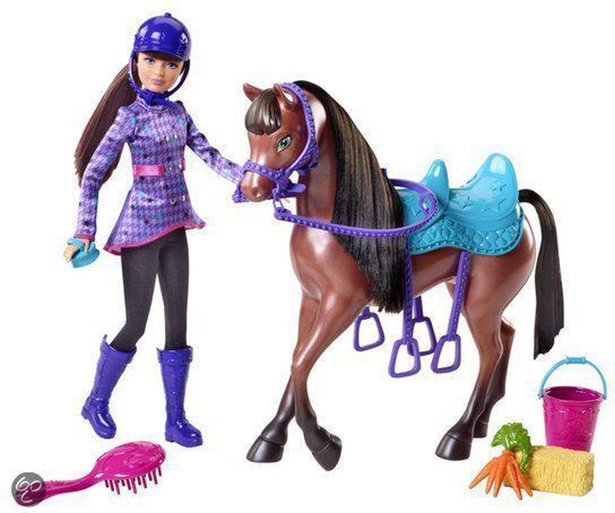 Likeur nakomelingen ochtendgloren Barbie Skipper Met Paard | bol.com