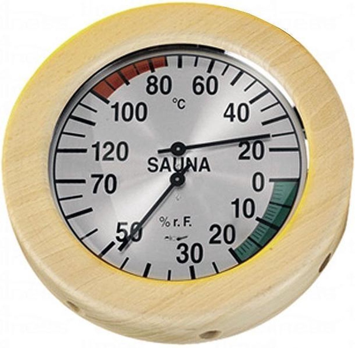 Hygro Thermometer rond groot - Eliga