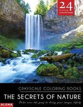 The Secrets of Nature: Grayscale coloring books