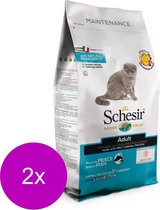 Schesir Cat Dry Maintenance Vis - Kattenvoer - 2 x 1.5 kg