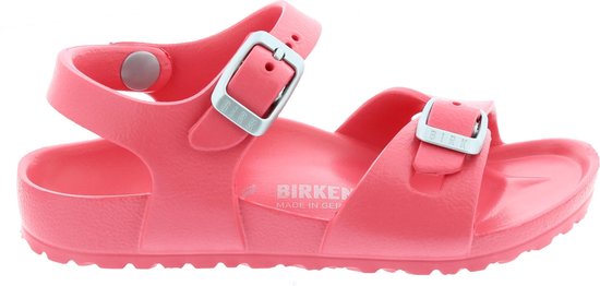 Birkenstock Rio Kinderslippers Small fit - Coral - Maat 32 | Bestel nu!