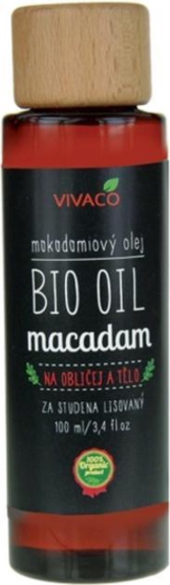 VIVACO BIO OIL - Macadamia Olie (100% organisch) - 100ml