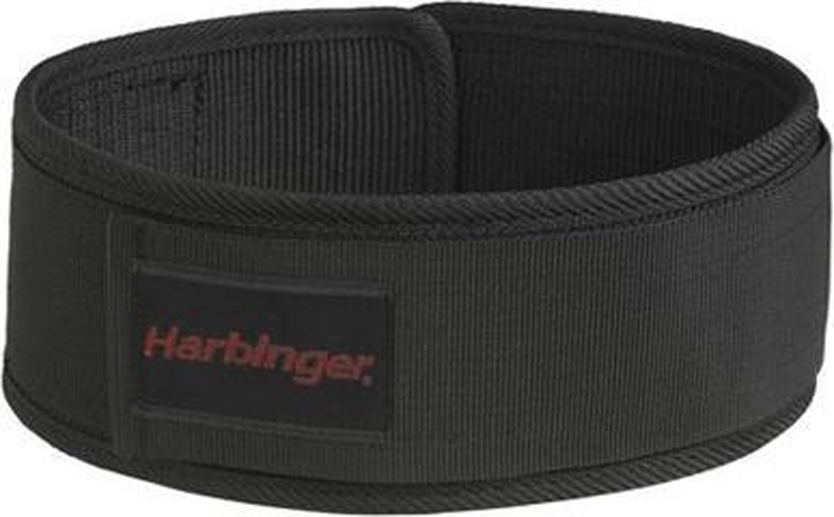 Harbinger - Pro Fitness Riem Nylon - Gewichthefriem - S - Zwart - Harbinger