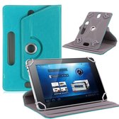 Universele Tablet Hoes voor 10 inch Tablet - 360° draaibaar - Licht Blauw