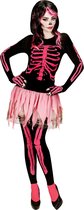 "Roze skelet Halloween kostuum voor dames  - Verkleedkleding - Small"